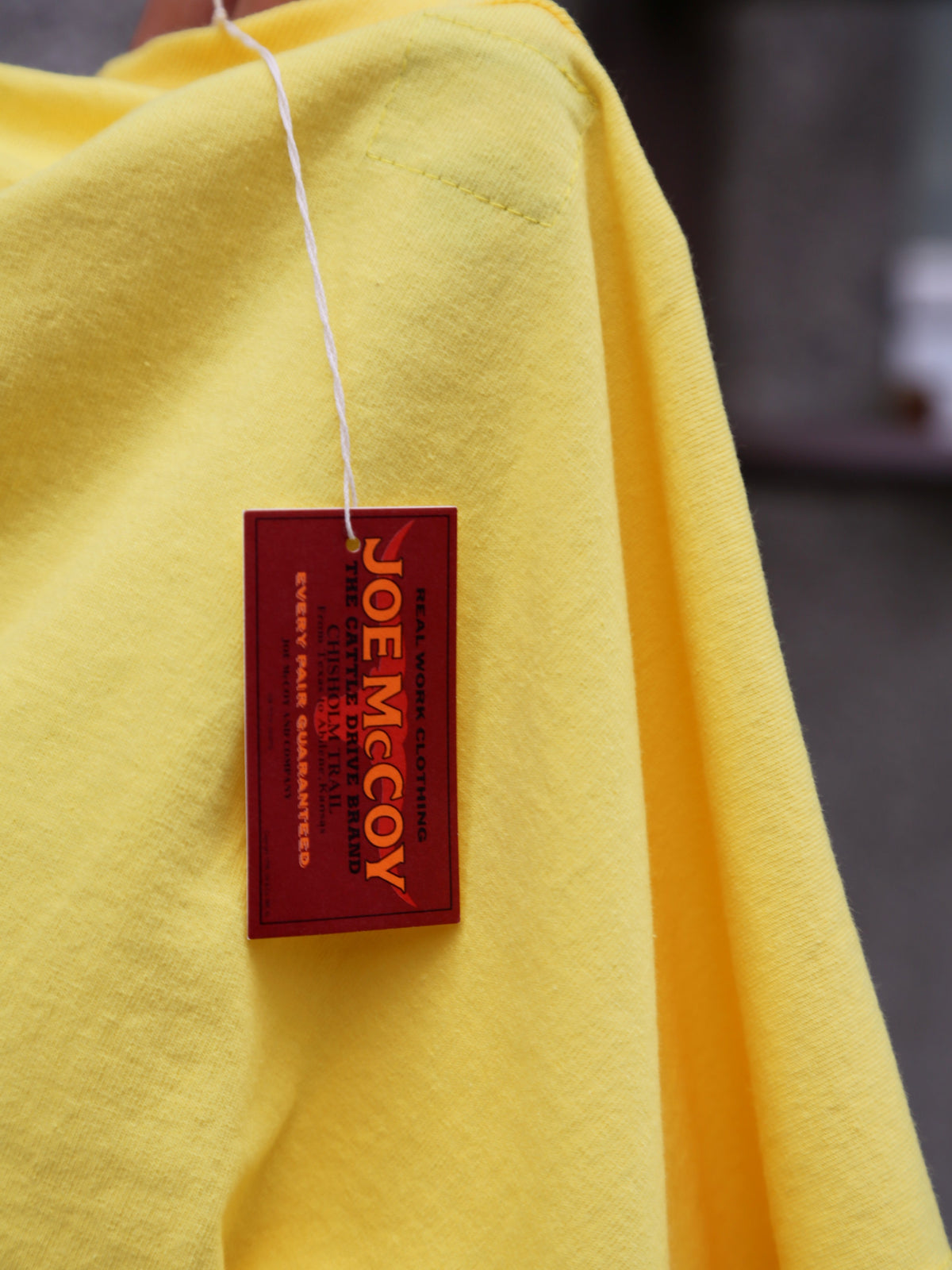 The Real McCOY's Ketchikan Tee – Canary (MC26021-064)