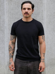 Samurai Jeans Plain Crew Neck 2-Pack T-Shirt – Black (2PST-01)