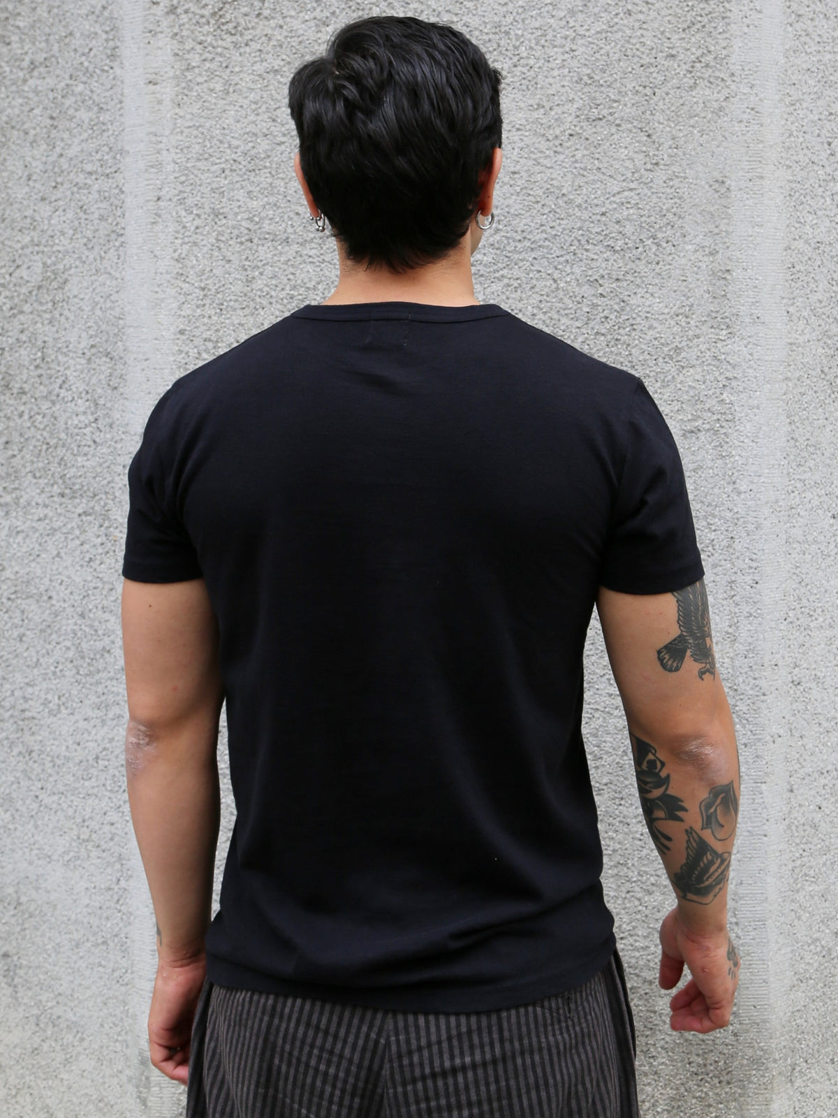 Samurai Jeans Plain Crew Neck 2-Pack T-Shirt – Black (2PST-01)