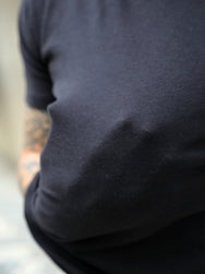 Samurai Jeans Plain Crew Neck 2-Pack T-Shirt – Black (2PST-01)