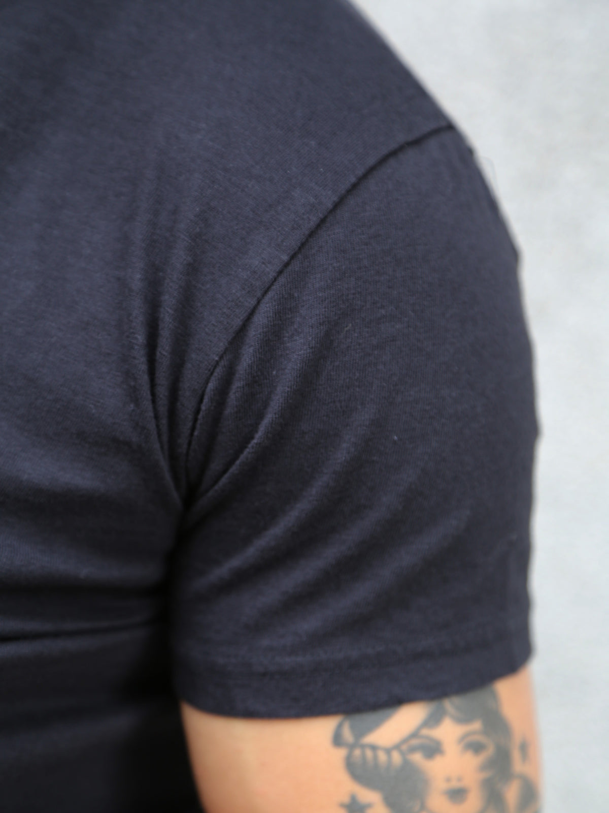 Samurai Jeans Plain Crew Neck 2-Pack T-Shirt – Black (2PST-01)