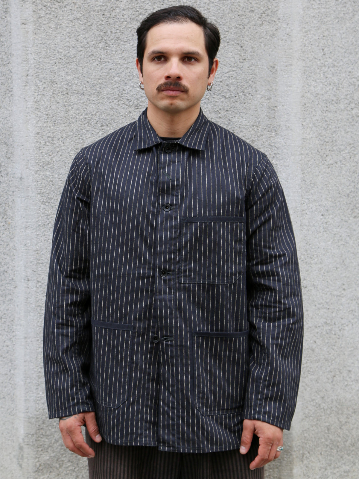 The Real McCOY's Black Wabash Chore Coat – Black (MJ26010-030)
