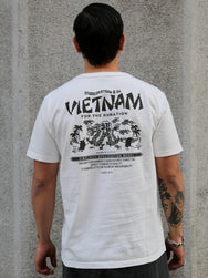 Studio d'Artisan "Vietnam War" Printed Tee – White (8197)