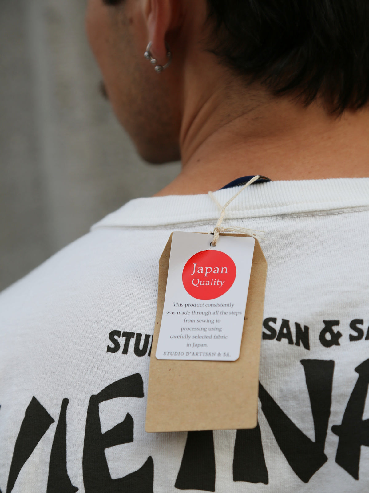 Studio d'Artisan "Vietnam War" Printed Tee – White (8197)