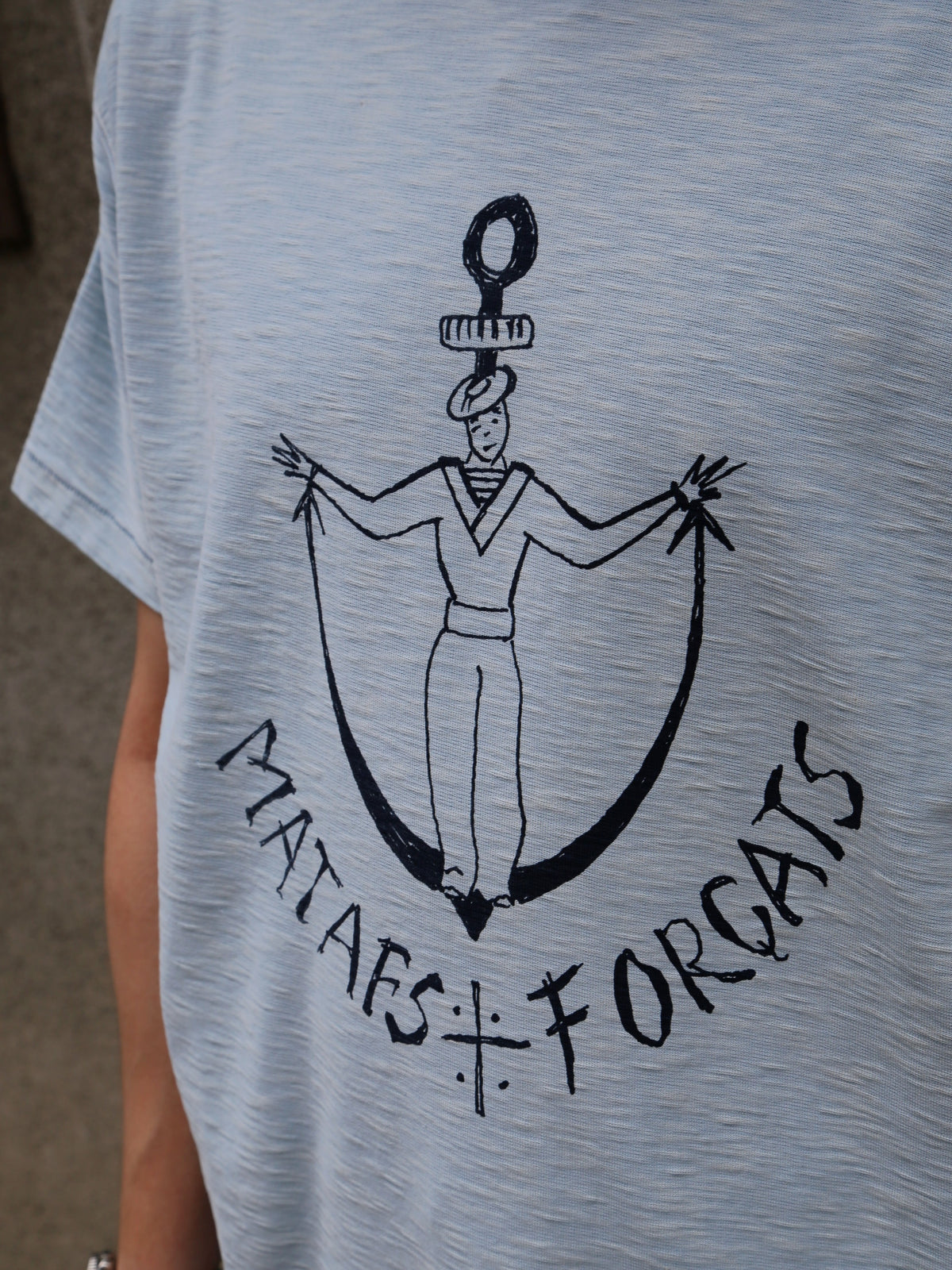 Fleurs de Bagne Le Tricot "MATAFS ET FORÇATS" – Light Blue (A-07813)