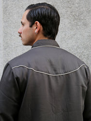 Nudie Jeans Gonzo Western Shirt Sunburns – Black/Brown (140906)