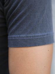 Utilitees 5.5oz Loopwheel Crew Neck T-Shirt – Pigment Dyed Charcoal (UTIL-CHA)