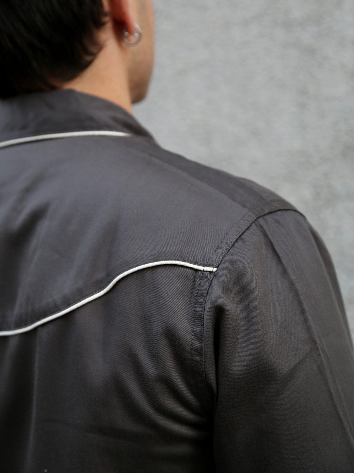 Nudie Jeans Gonzo Western Shirt Sunburns – Black/Brown (140906)