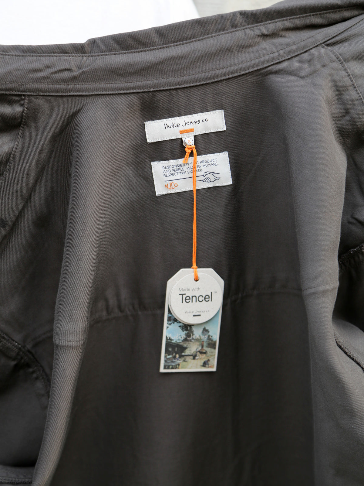 Nudie Jeans Gonzo Western Shirt Sunburns – Black/Brown (140906)