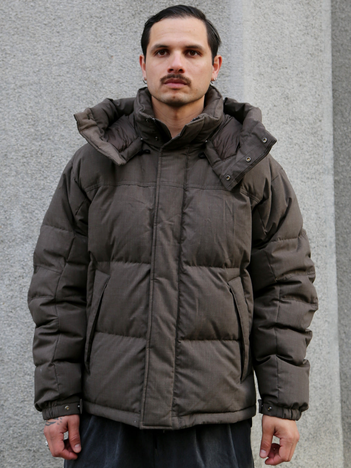 Ten C Jay Peak Down Jacket – Dark Olive (25CTCUC03030)