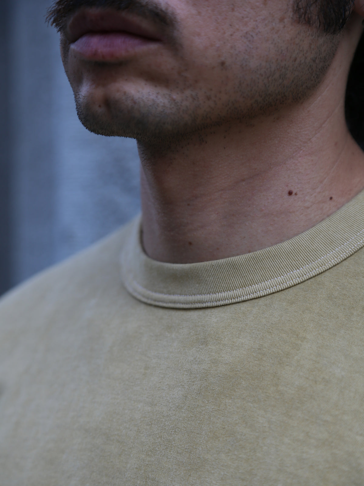 Utilitees 5.5oz Loopwheel Crew Neck T-Shirt – Hand Dyed Sage Green (UTIL-SGRN)