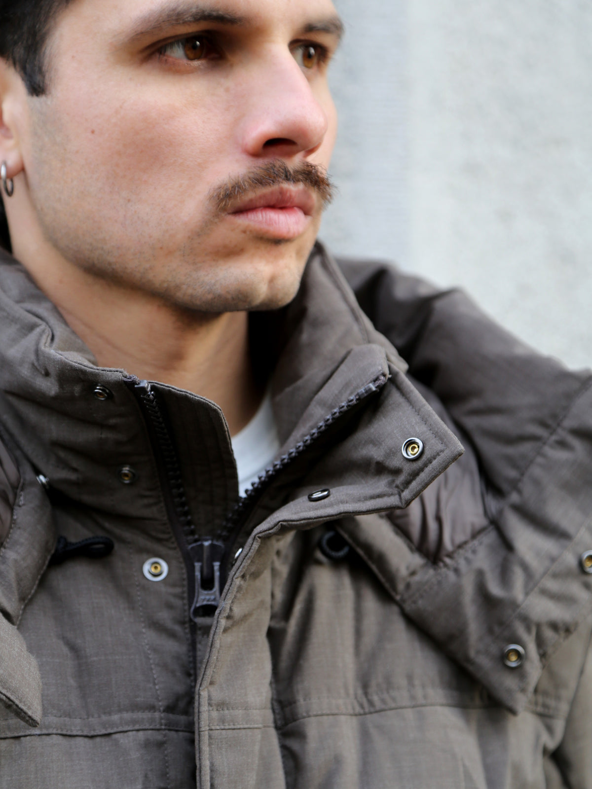 Ten C Jay Peak Down Jacket – Dark Olive (25CTCUC03030)