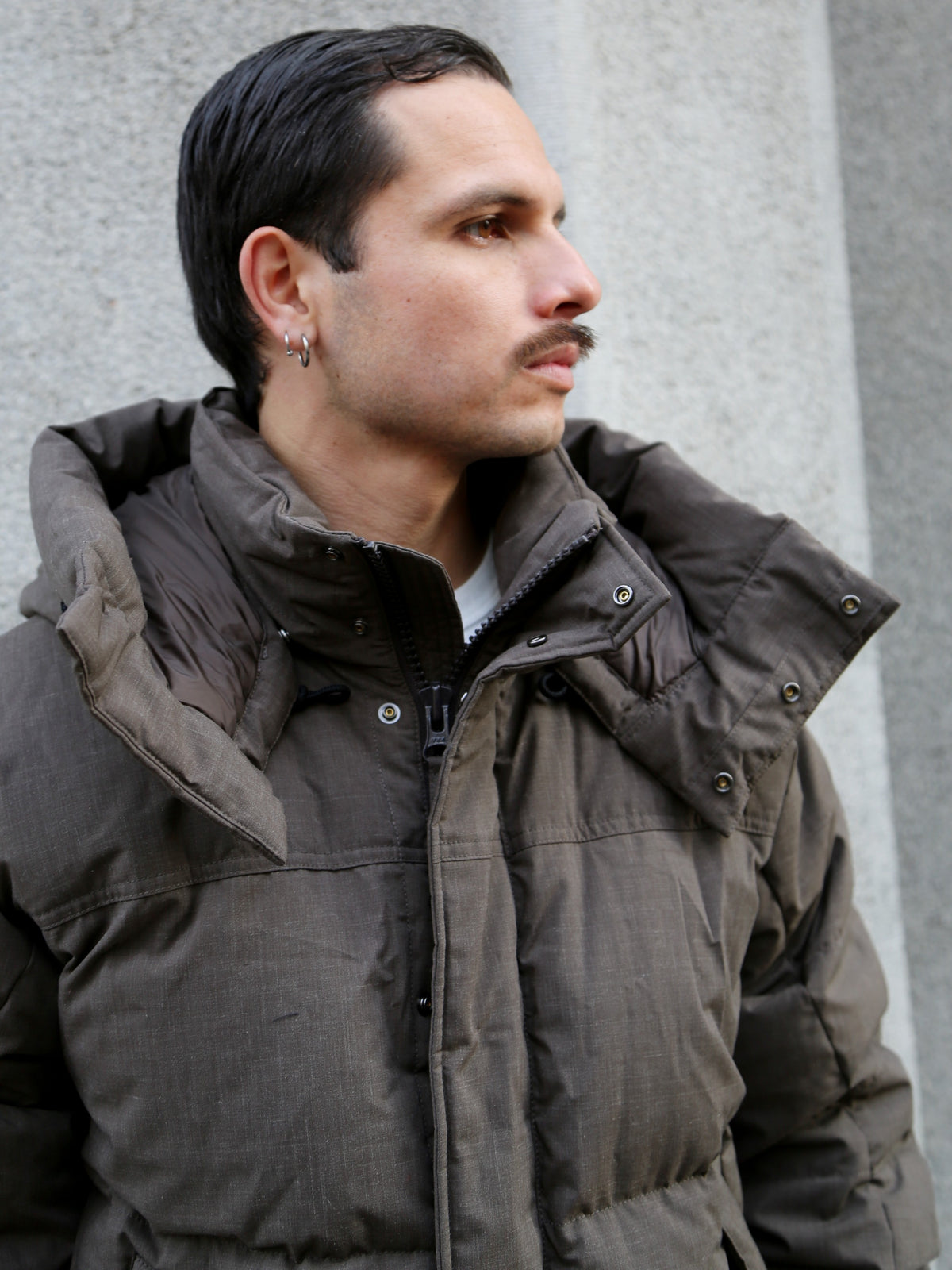 Ten C Jay Peak Down Jacket – Dark Olive (25CTCUC03030)