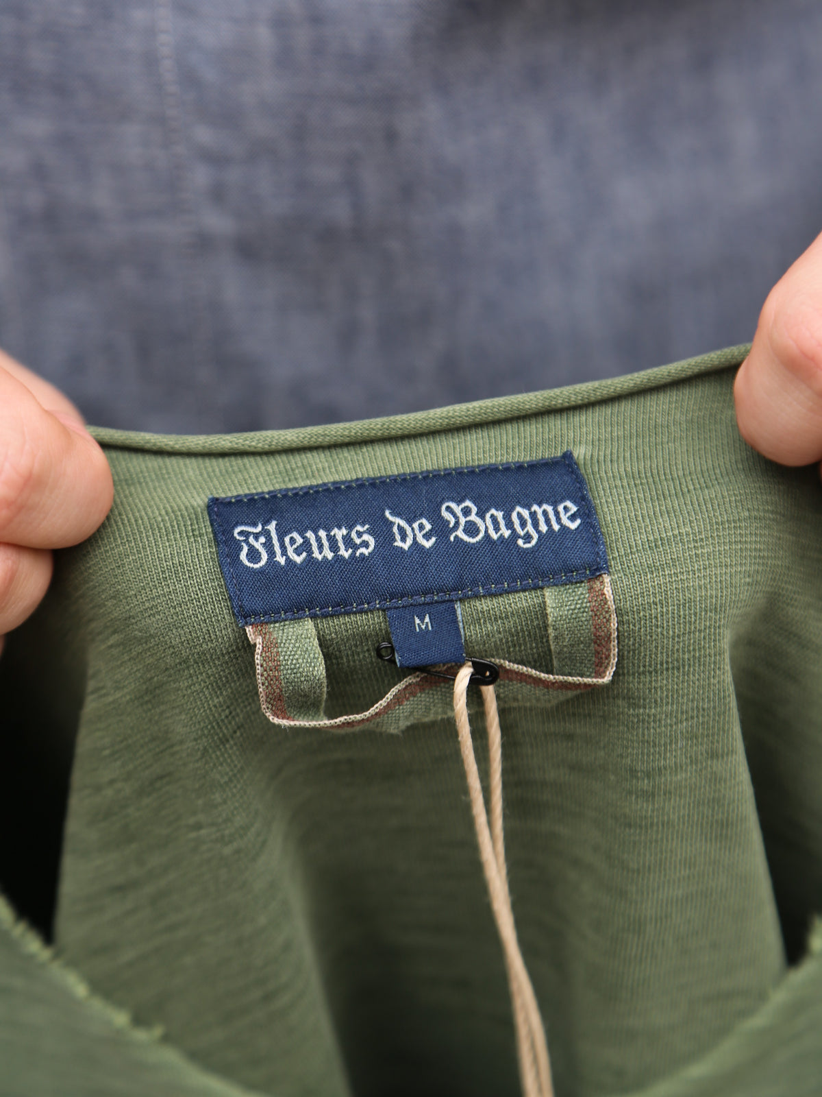 Fleurs de Bagne Mariniere Uni Manches Longues – Kaki (MARI-820)