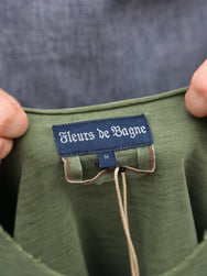 Fleurs de Bagne Mariniere Uni Manches Longues – Kaki (MARI-820)