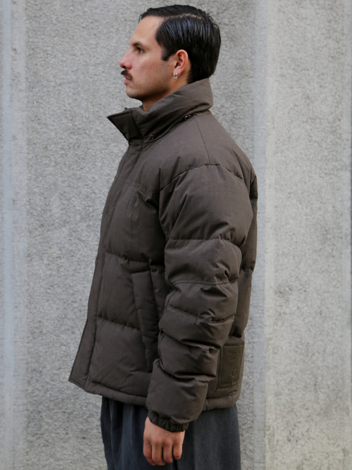 Ten C Jay Peak Down Jacket – Dark Olive (25CTCUC03030)