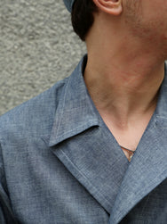 Belafonte Double Breated SS Shirt – Blue Chambray (30-16)