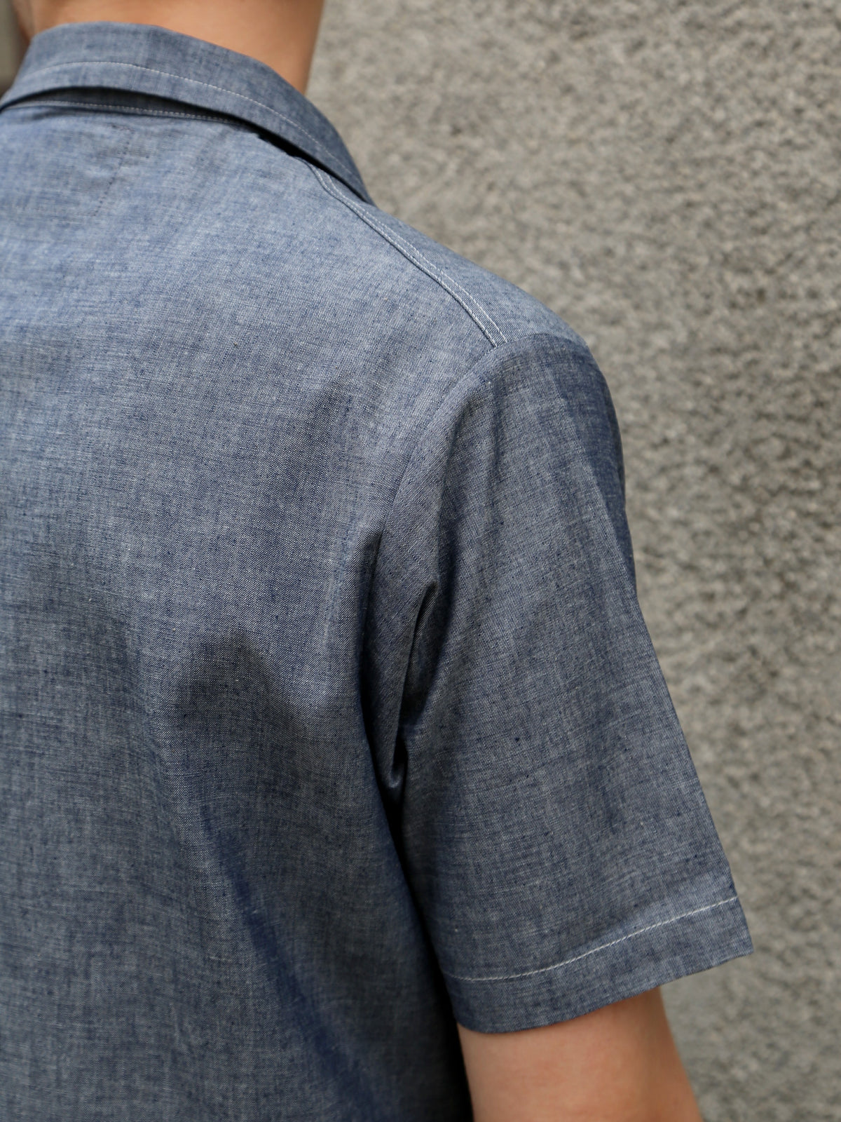 Belafonte Double Breated SS Shirt – Blue Chambray (30-16)