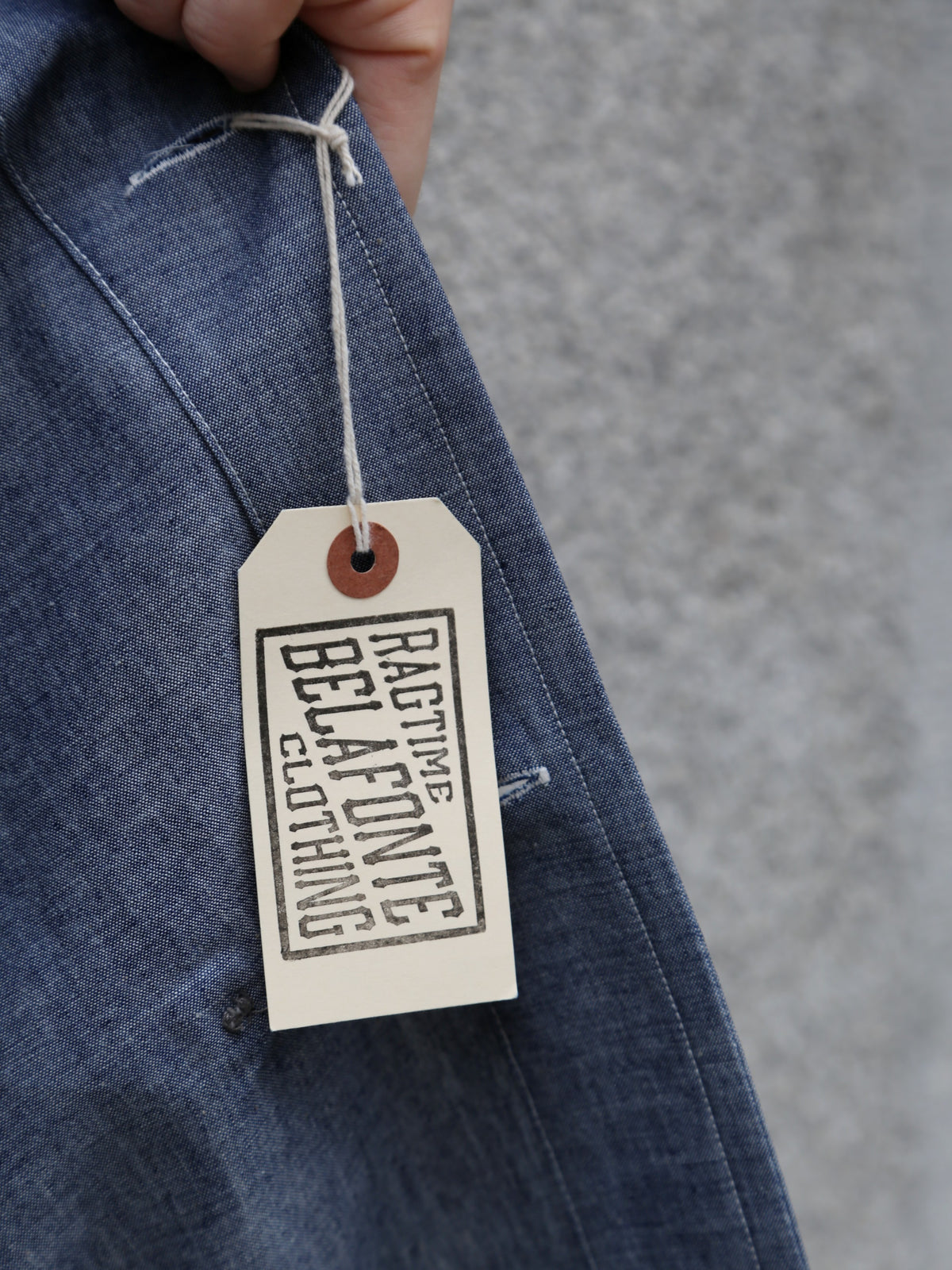 Belafonte Double Breated SS Shirt – Blue Chambray (30-16)