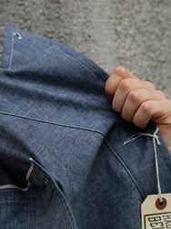 Belafonte Double Breated SS Shirt – Blue Chambray (30-16)
