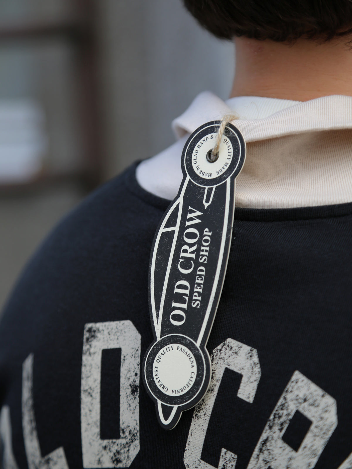 Gladhand Old Crow Racing Half Zip Jersey – Black/Ivory