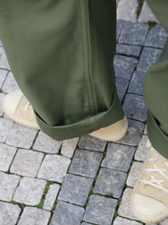 The Real McCoy's Cotton Sateen Men’s Trousers OG-107 – Olive (MP26005-150)