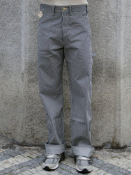 Sugar Cane Hickory Stripe Work Pants – One Wash (SC42496-421)
