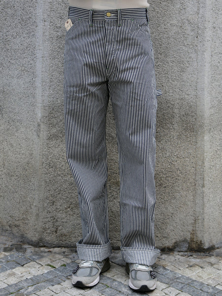 Sugar Cane Hickory Stripe Work Pants – One Wash (SC42496-421)