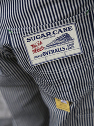 Sugar Cane Hickory Stripe Work Pants – One Wash (SC42496-421)