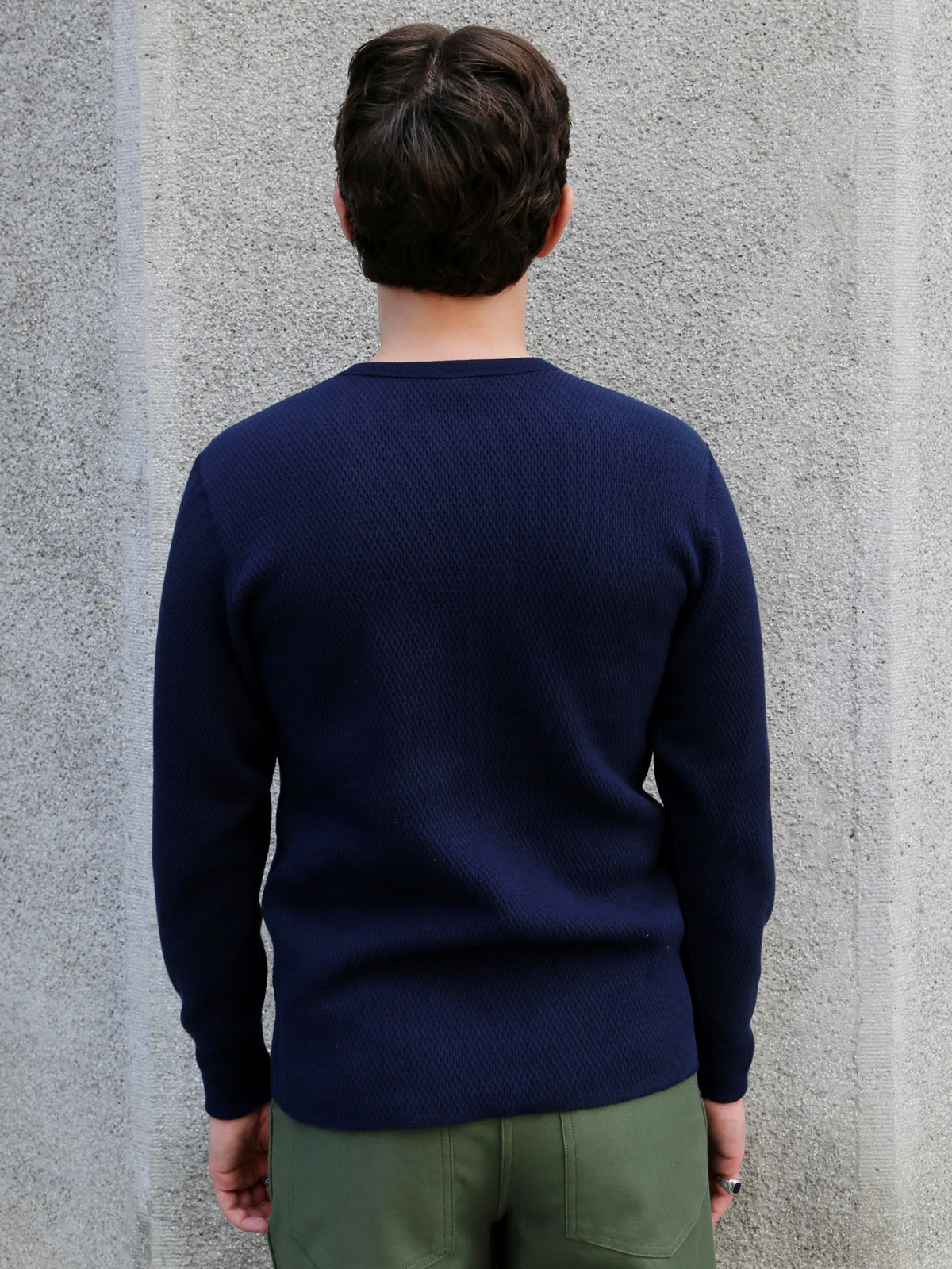The Real McCoy's U.S. Army Military Thermal Shirt – Navy (MC22109-140)
