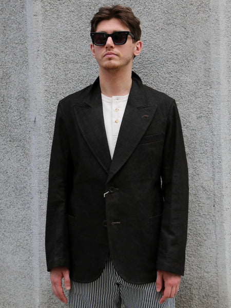 Belafonte Peaked Lapel No Lining JK Doromole Canvas – Doro Brown (30-05)