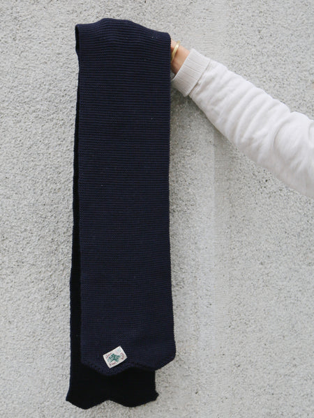 Indigofera Chillcoot Merino Wool Scarf – Navy (1288-744-47)