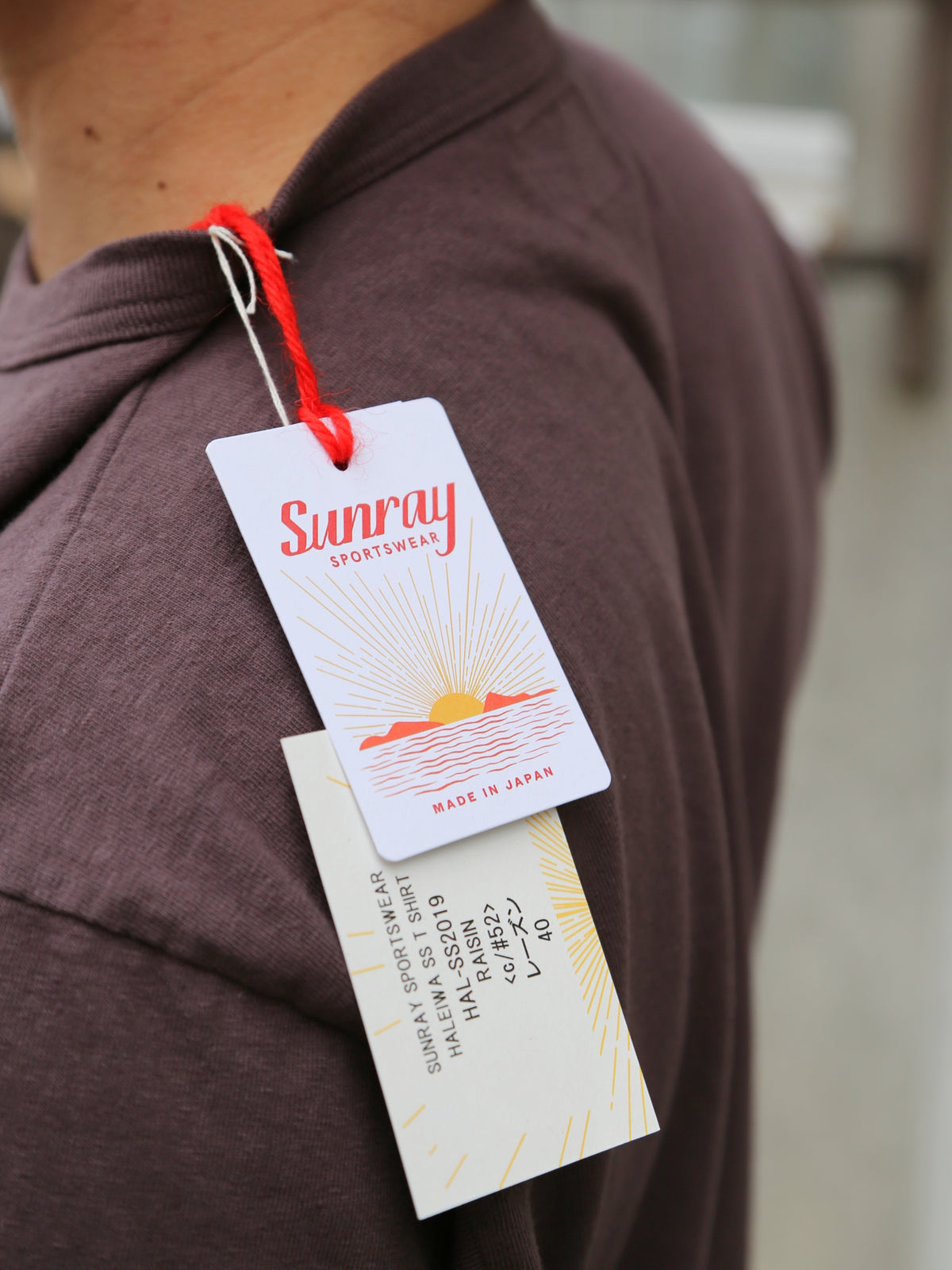 Sunray Haleiwa SS T-Shirt – Raisin (HAL-SS2019-R)