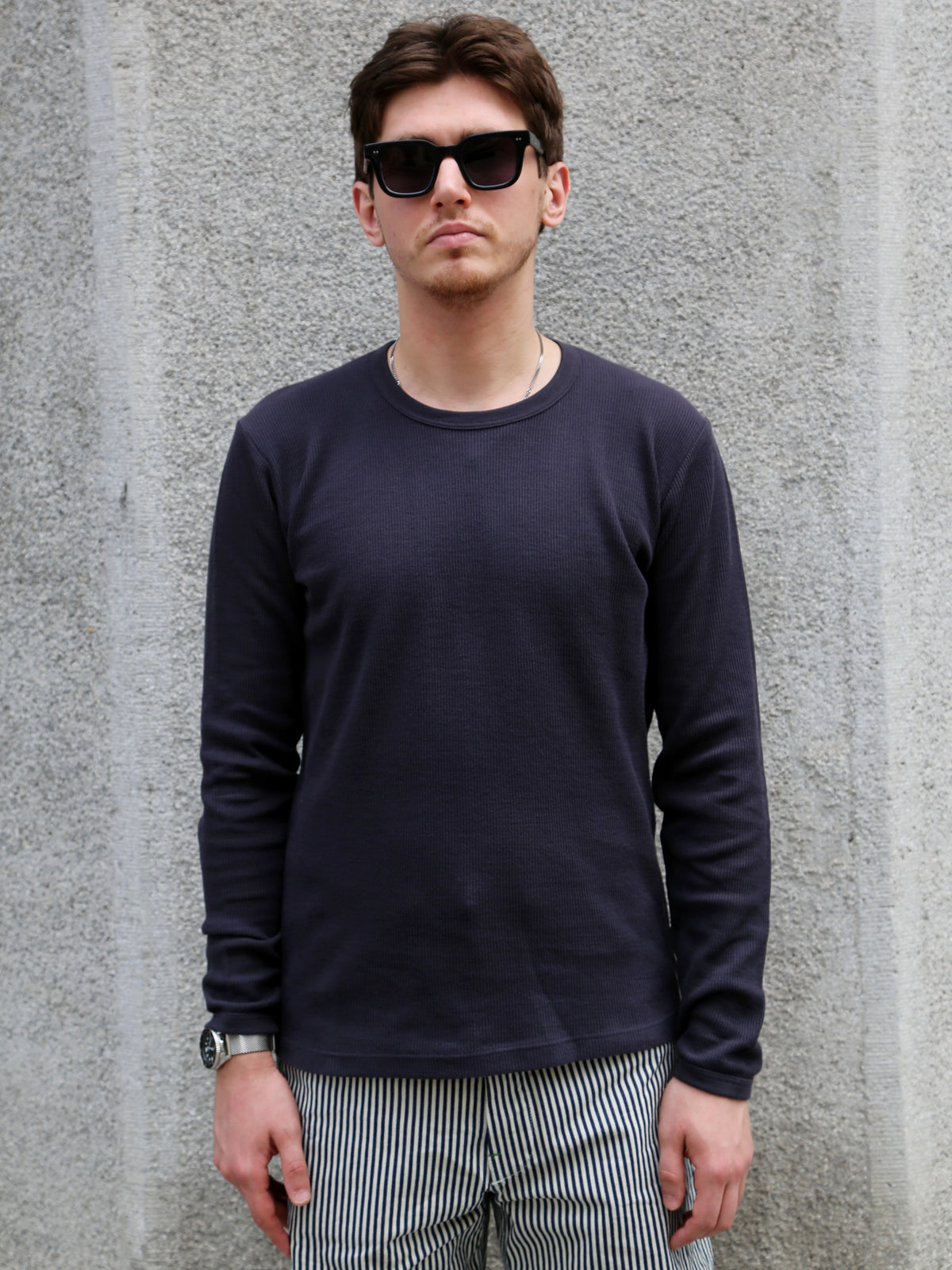 Hermansson Folktrikå Long Sleeve – Graphit (003)