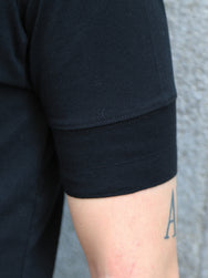 Gladhand MC Serviceman SS Henley Tee – Black (GSV6116)