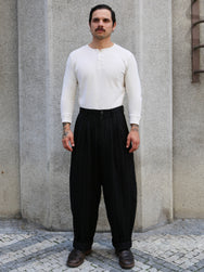 Hansen Garments ANDREW Balloon Trousers – Black 'n' White (32-29-2)