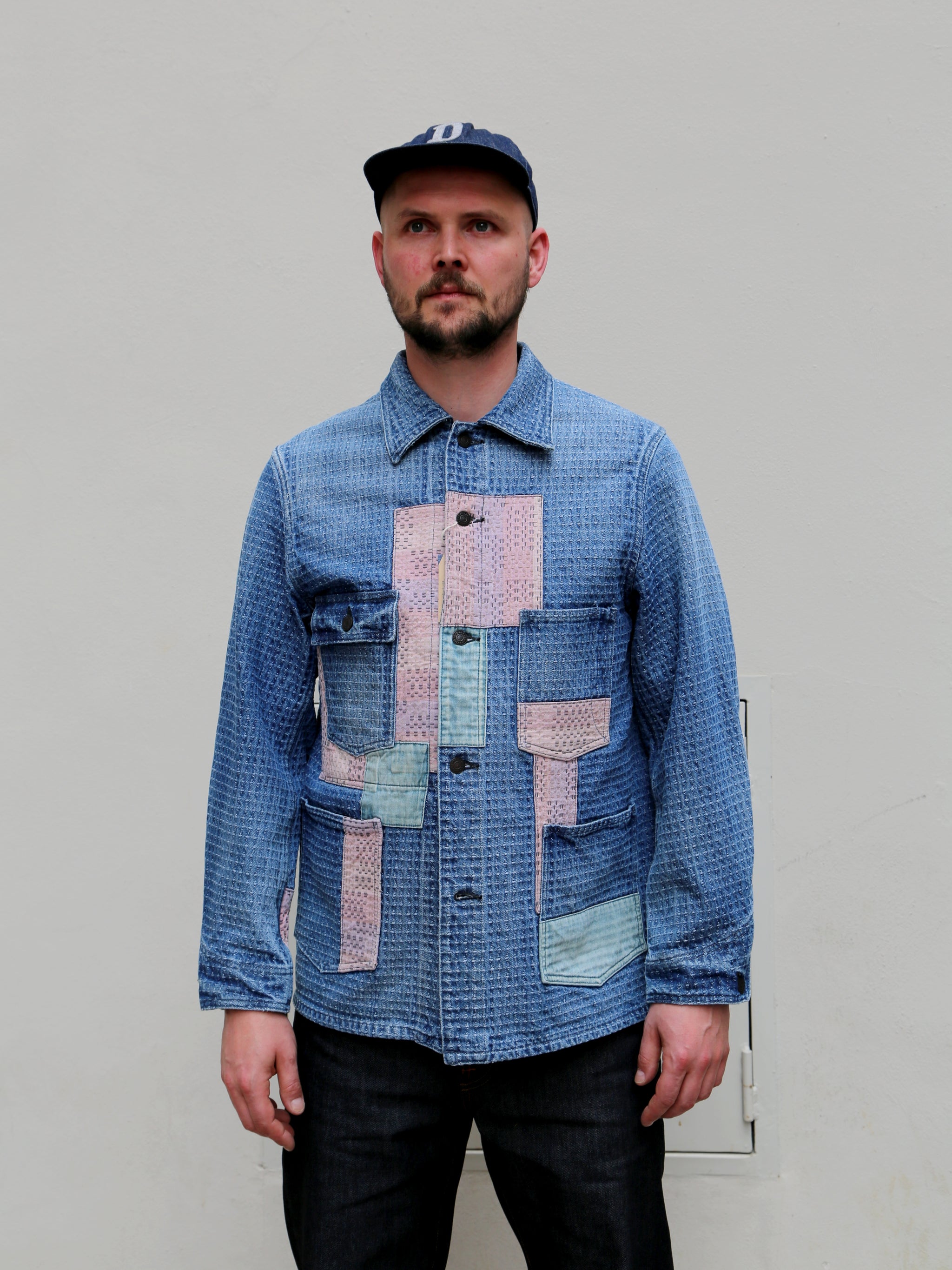 Studio d'Artisan D4547U Sashiko Boro Jacket | denimheads.cz