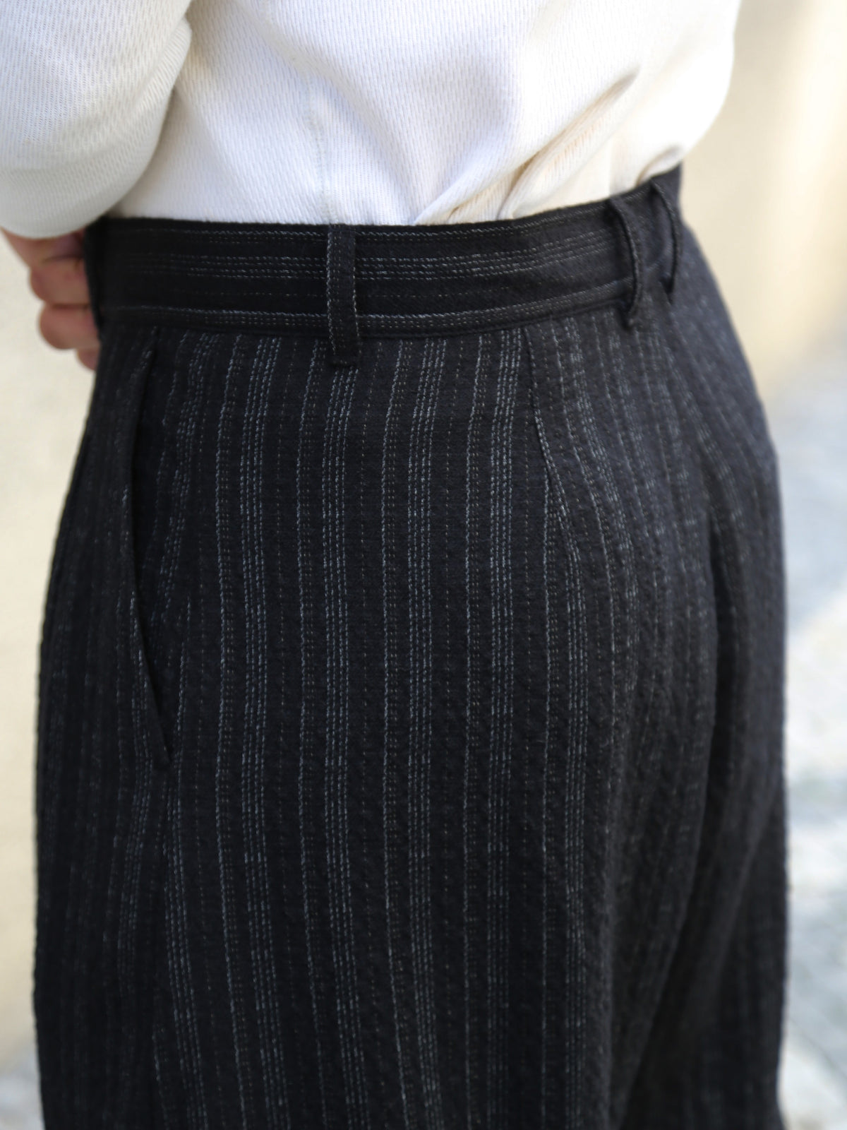 Hansen Garments ANDREW Balloon Trousers – Black 'n' White (32-29-2)