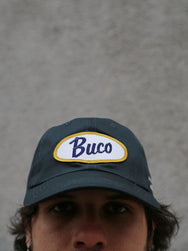 Buco Oval Logo Cap – Charcoal (BA24102)