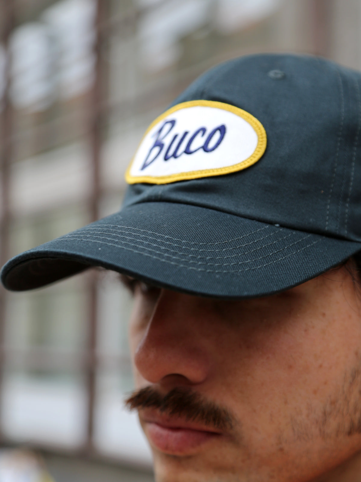 Buco Oval Logo Cap – Charcoal (BA24102)