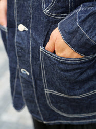 Samurai Jeans Cotton Denim Coverall – Indigo (SJCA-SC01)