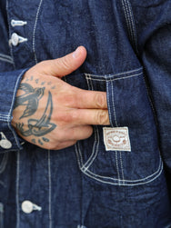 Samurai Jeans Cotton Denim Coverall – Indigo (SJCA-SC01)
