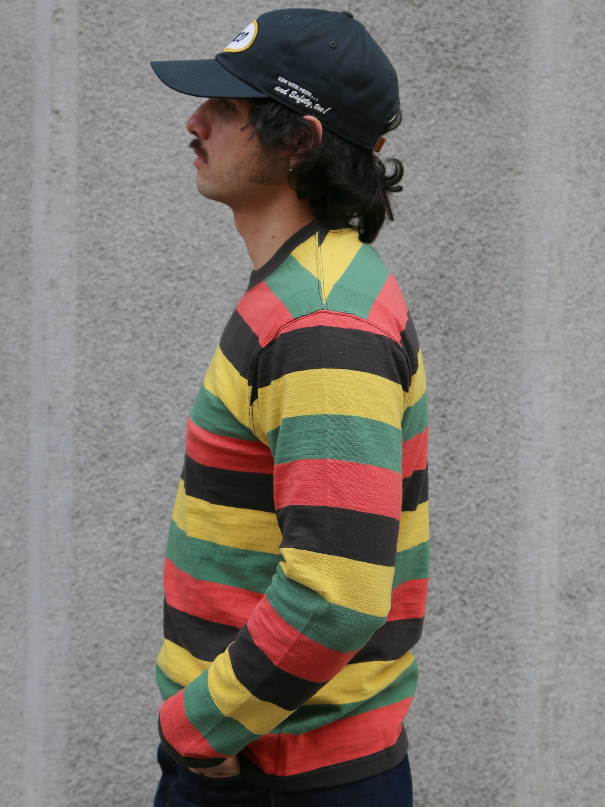 Buco Stripe Tee L/S – Tricolor (BC24001)