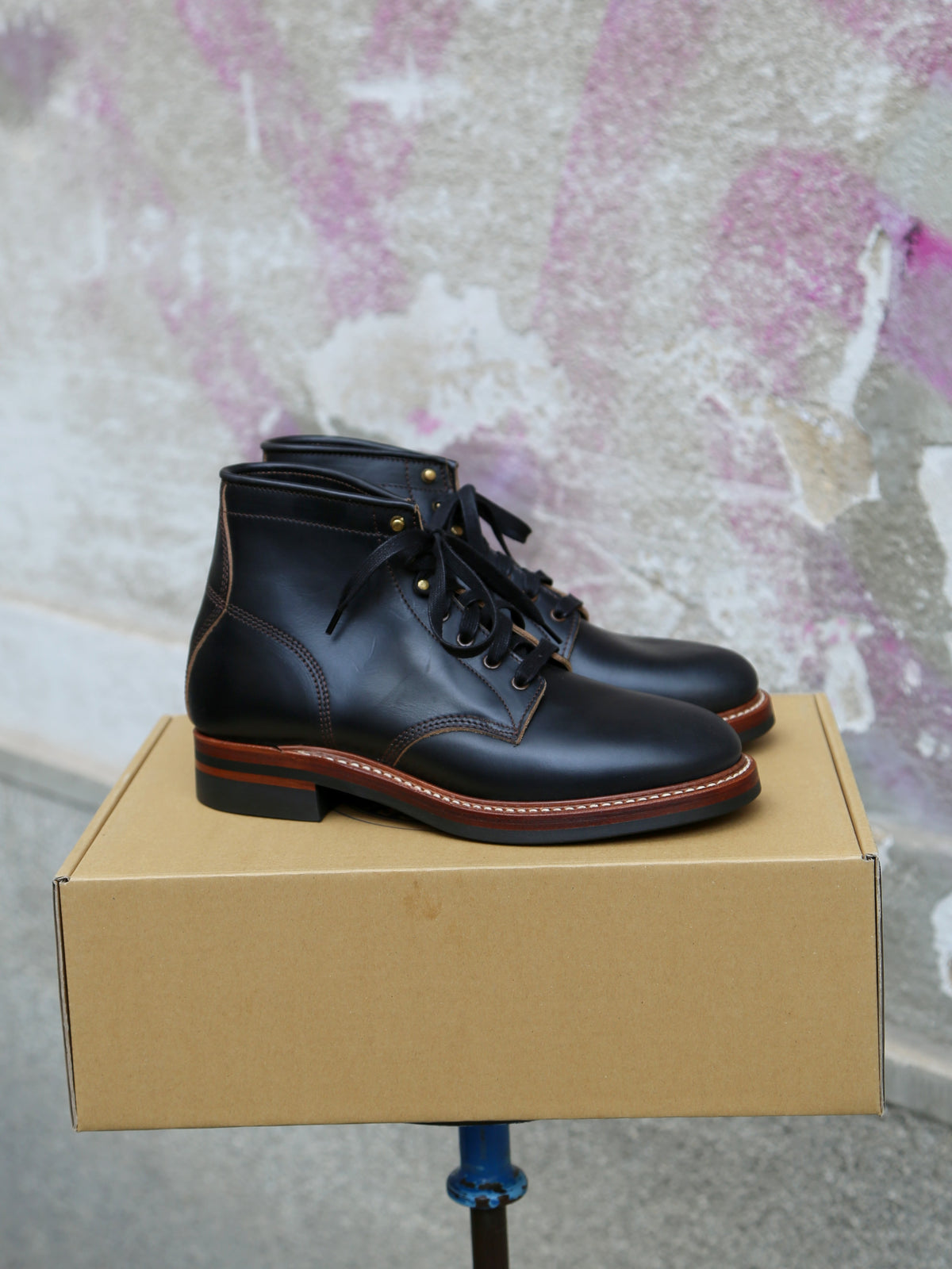 John Lofgren El Capitan Boots – Black Horween Leather CXL (LK-040)