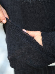 Hansen Garments ESKE Jacquard Design Sweater – Nordic Black (32-02-2)