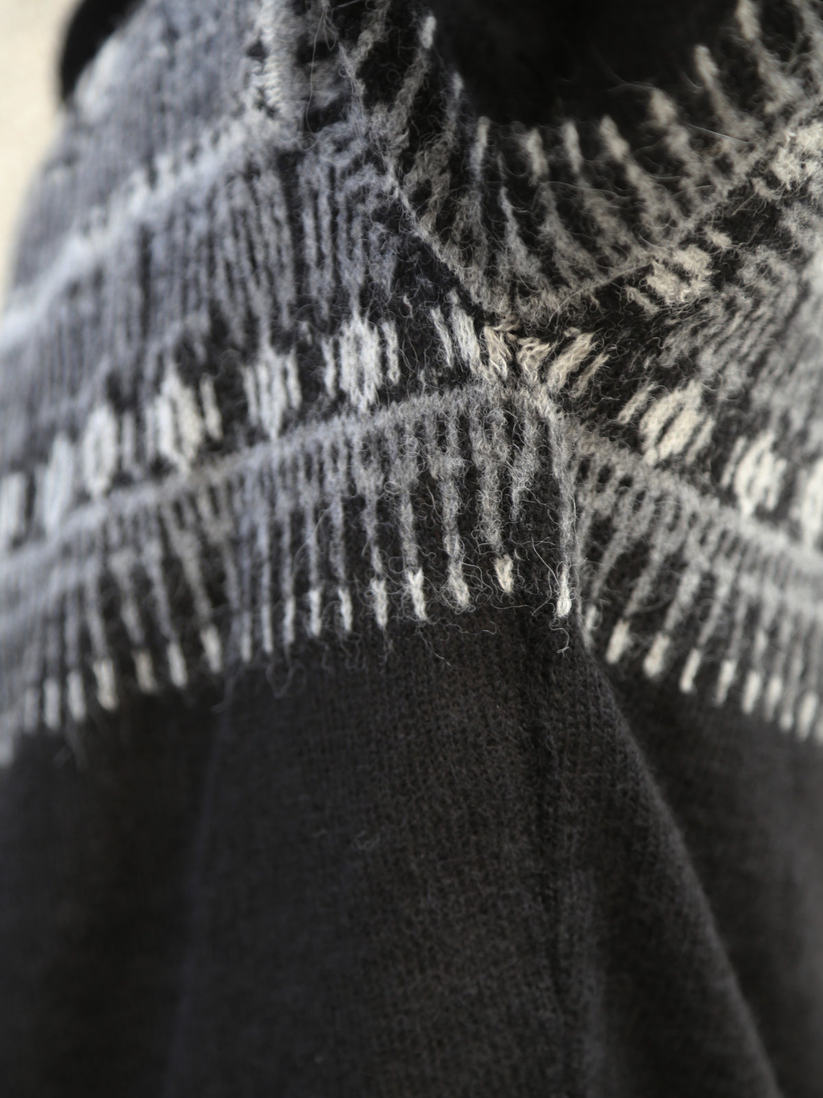 Hansen Garments ESKE Jacquard Design Sweater – Nordic Black (32-02-2)