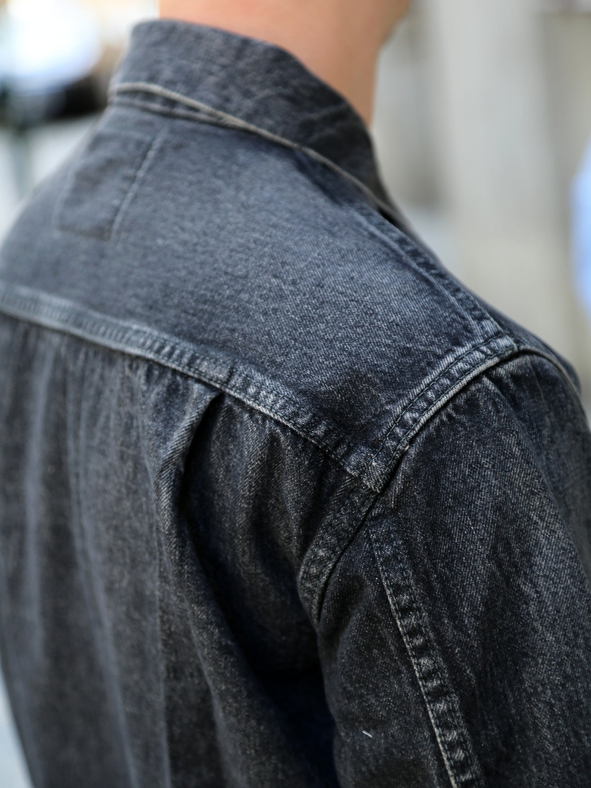 Buzz Ricksons 14,25oz Black Denim Jacket 1953 Aged Model – Hard Washed (SC15650H-419)