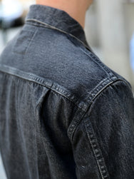 Buzz Ricksons 14,25oz Black Denim Jacket 1953 Aged Model – Hard Washed (SC15650H-419)