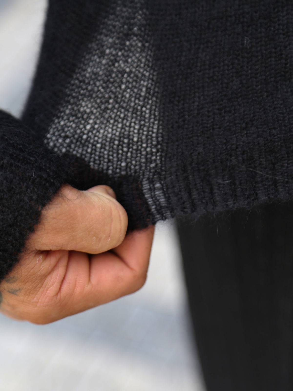 Hansen Garments ESKE Jacquard Design Sweater – Nordic Black (32-02-2)