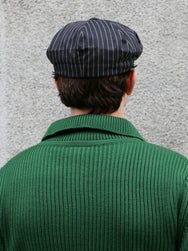 The Real McCOY's Black Wabash Newsboy Cap (MA26010-030)